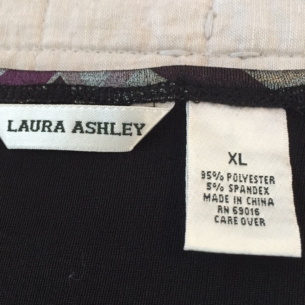 Laura Ashley metallic grey and purple top - Picture 5 of 6